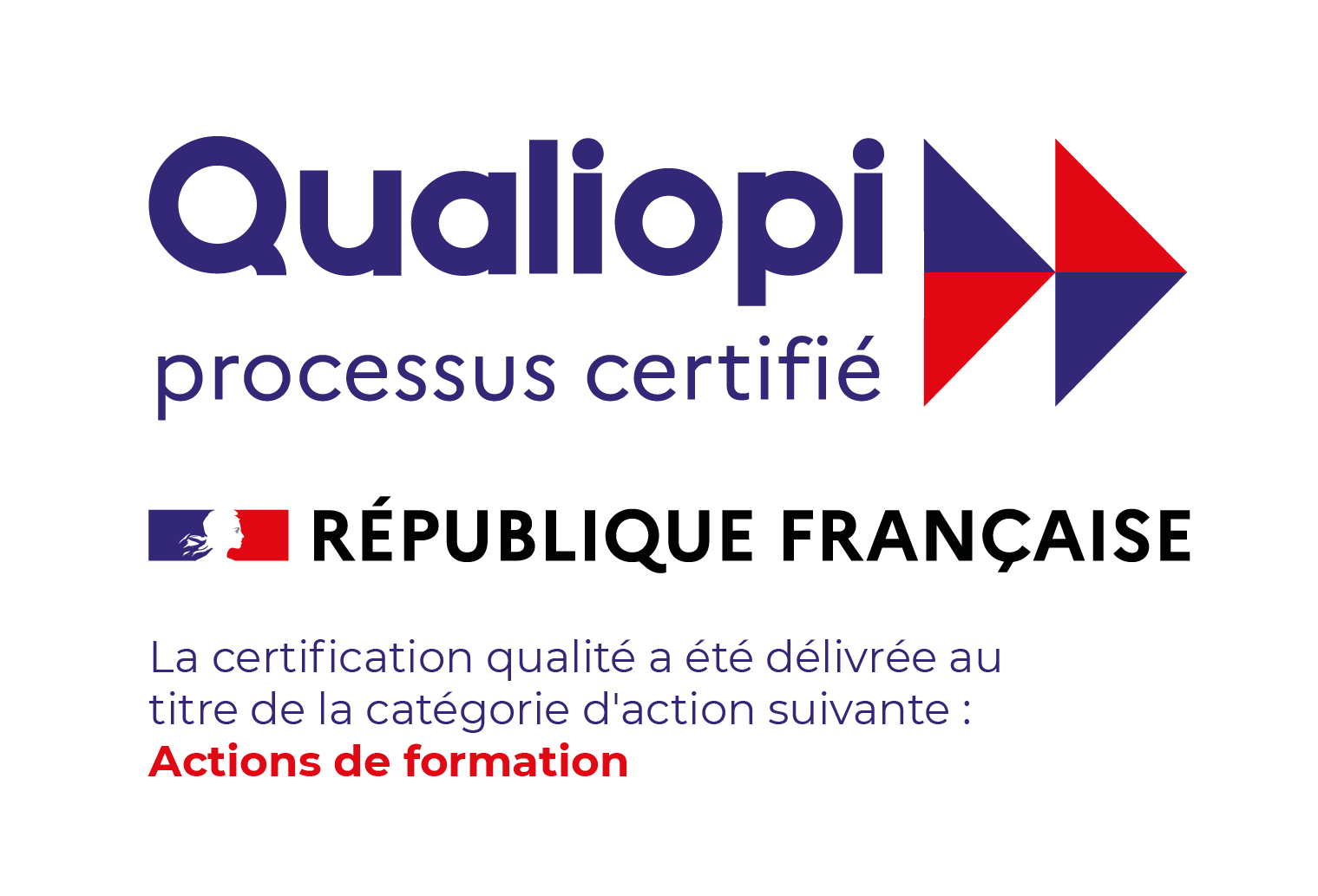 Logo Qualiopi avec Mention